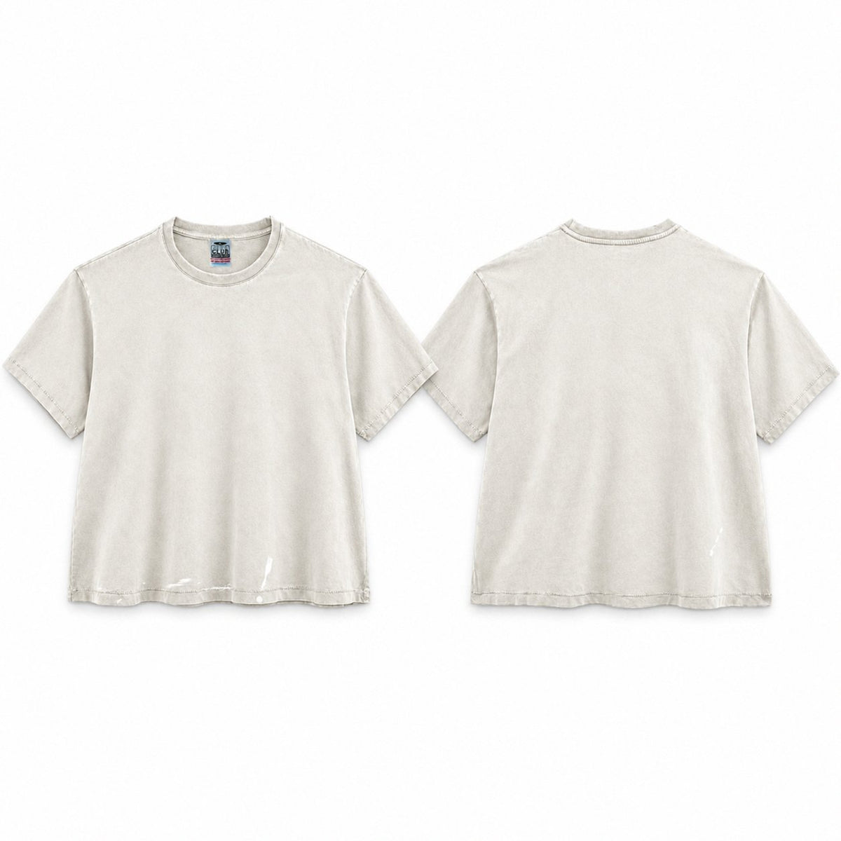 Vintage Blank White